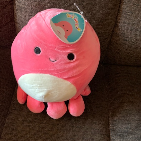 Squishmallow Abby the Pink Octopus UltraSoft Stuffed Sealife Plush Toy - Picture 1 of 7